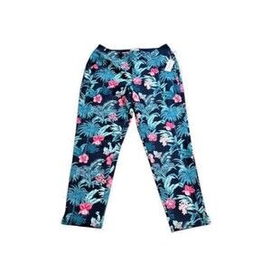 Tommy Bahama Everyday Active Pants Womens Size Medium Floral Print Tropical